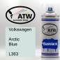 Preview: Volkswagen, Arctic Blue, L363: 400ml Sprühdose, von ATW Autoteile West.